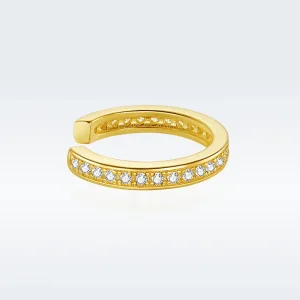 (imagine pentru) Urechi Clip Tip Pandora Simplu din argint - SCE998-B
