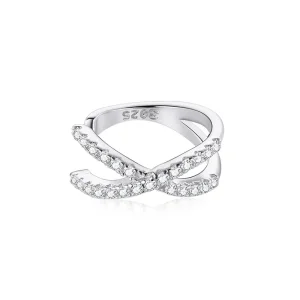 (imagine pentru) Urechi Clip Tip Pandora Traversa din argint - SCE997-A