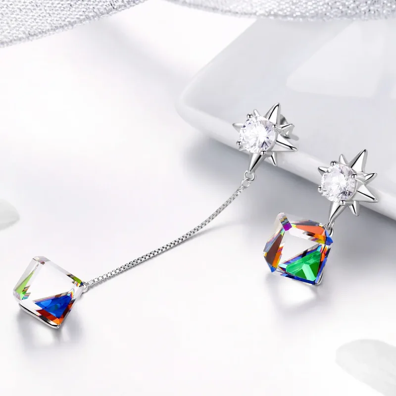 (imagine pentru) Pandora Style Aurora Love Hanging Earrings - SCE545 - Vizualizare 2