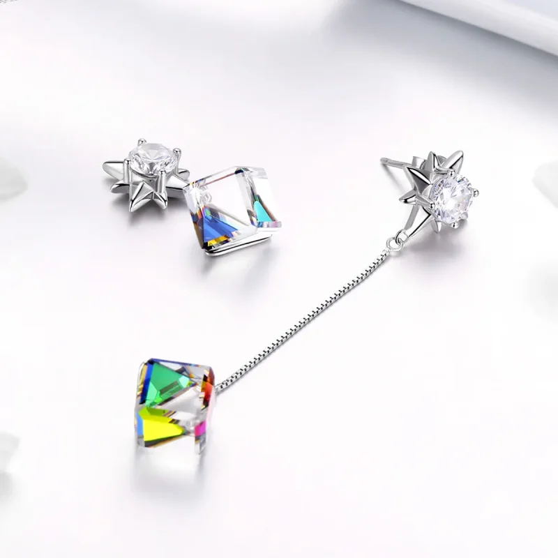 (imagine pentru) Pandora Style Aurora Love Hanging Earrings - SCE545 - Vizualizare 4
