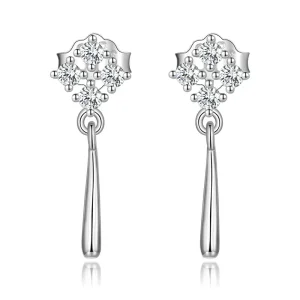 (imagine pentru) Pandora Style Delicate Hanging Earrings - BSE600-A