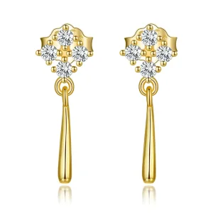 (imagine pentru) Pandora Style Delicate Hanging Earrings - BSE600-B