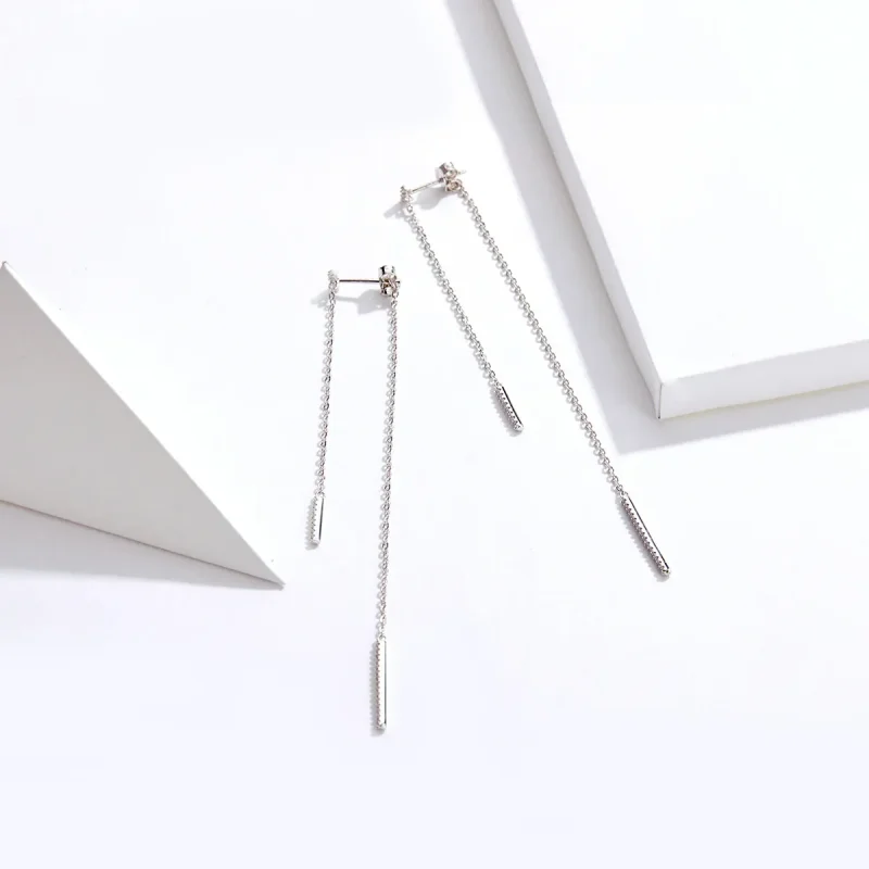 (imagine pentru) Stil Pandora Cercei cu Lacrimi de Zirconiu - BSE186 - Vizualizare 4