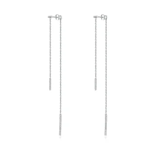 (imagine pentru) Stil Pandora Cercei cu Lacrimi de Zirconiu - BSE186