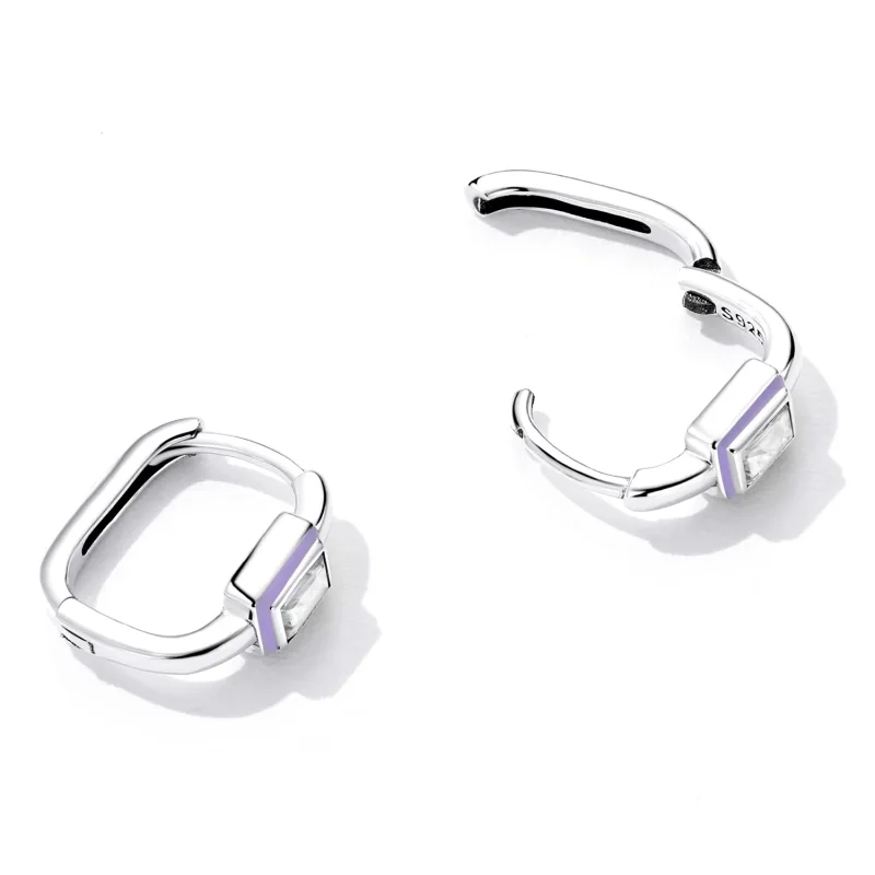 (imagine pentru) Bijuterii Pandora de tip cercei cu zirconiu cubic în stil distractiv - SCE1402 - Vizualizare 4