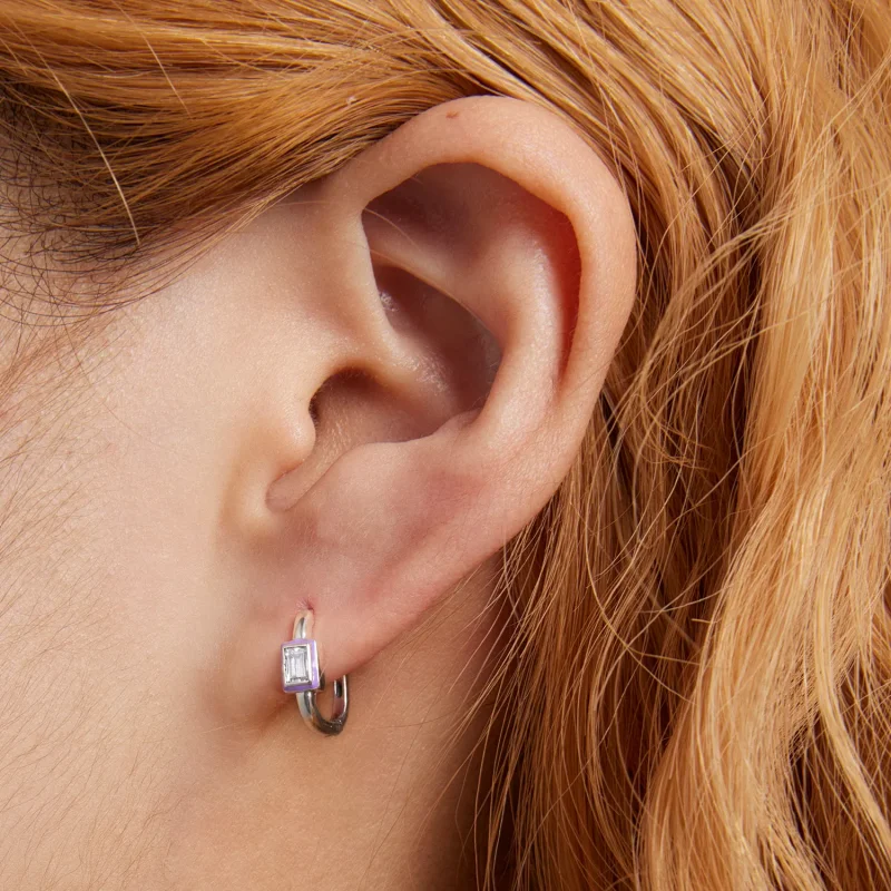 (imagine pentru) Bijuterii Pandora de tip cercei cu zirconiu cubic în stil distractiv - SCE1402 - Vizualizare 7