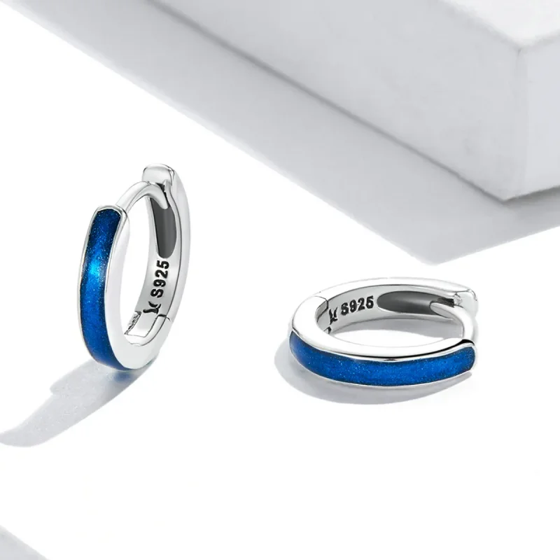 (imagine pentru) Cercei cu găuri simple în stil Pandora - SCE1360 - Vizualizare 3