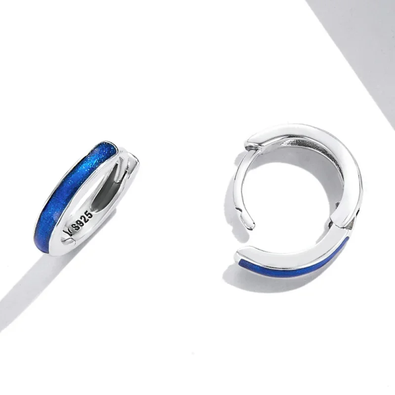 (imagine pentru) Cercei cu găuri simple în stil Pandora - SCE1360 - Vizualizare 4