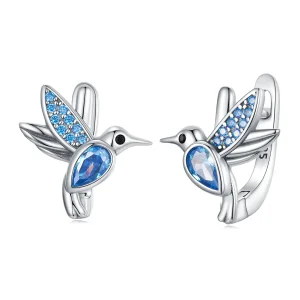 (imagine pentru) Cercei cu pandantiv în formă de colibri în stil Pandora - SCE1503