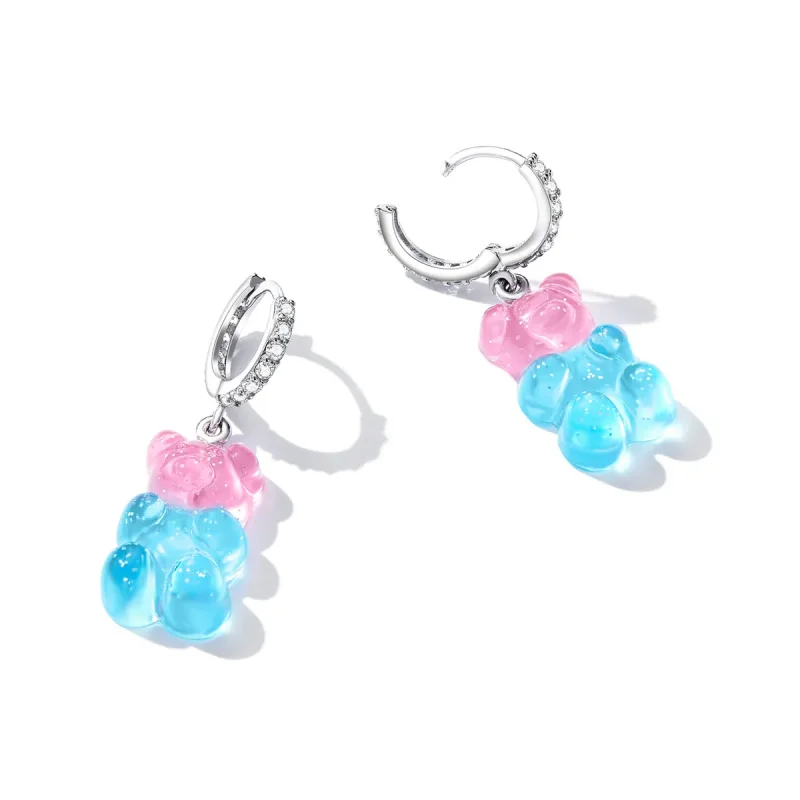 (imagine pentru) Cercei Pandora Style Candy Bear - SCE1388 - Vizualizare 3