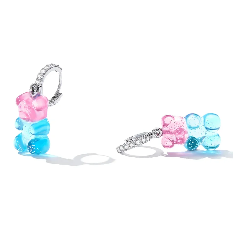 (imagine pentru) Cercei Pandora Style Candy Bear - SCE1388 - Vizualizare 4