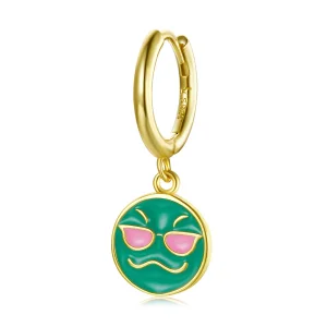 (imagine pentru) Pandora Style Emoji - Cercei cu inele - SCE1204-B cool