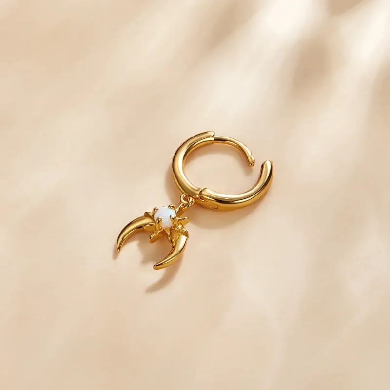 (imagine pentru) Pandora Style Mysterious Spain - Cercei Starburst Hoop - SCE1145 - Vizualizare 2