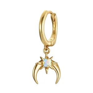 (imagine pentru) Pandora Style Mysterious Spain - Cercei Starburst Hoop - SCE1145