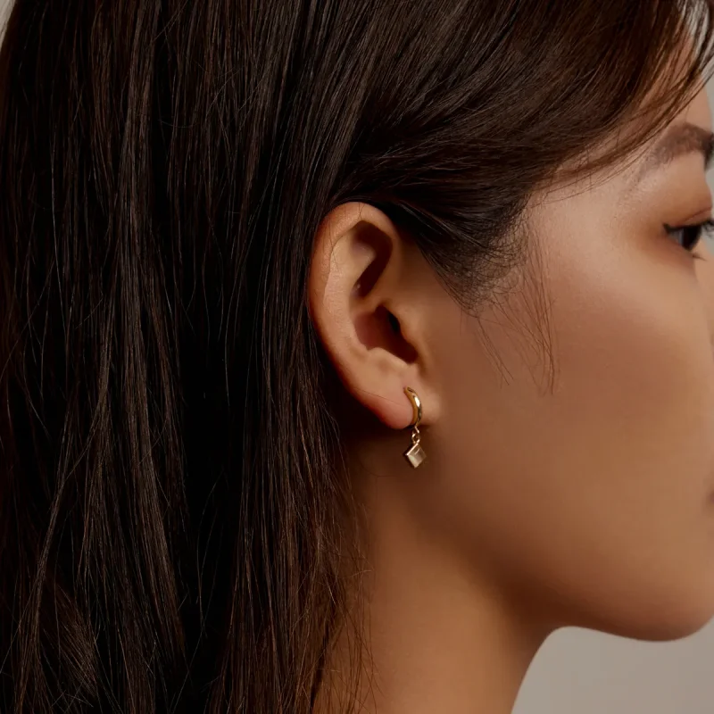 (imagine pentru) Pandora Style Simple Geometry Hoop Earrings - SCE1322 - Vizualizare 4