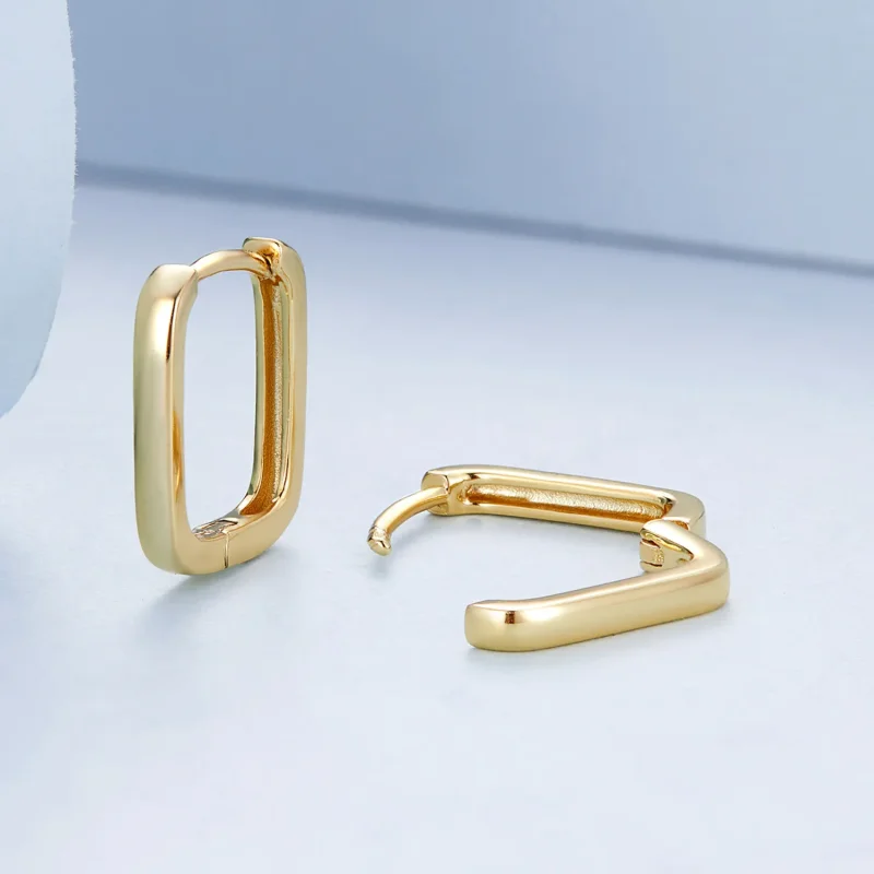 (imagine pentru) Stil Pandora Cercei Hoop Francezi - BSE478-B - Vizualizare 9