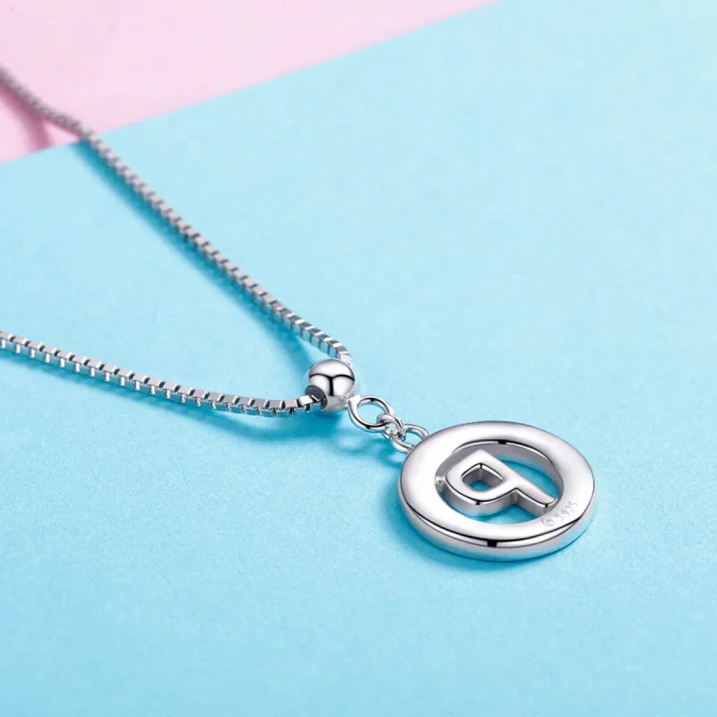 (imagine pentru) Bijuteria Pandora Style Me Wish Letter-P Dangle - BSP001-P - Vizualizare 3
