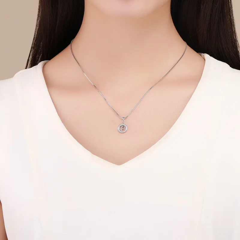(imagine pentru) Bijuteria Pandora Style Me Wish Letter-P Dangle - BSP001-P - Vizualizare 5