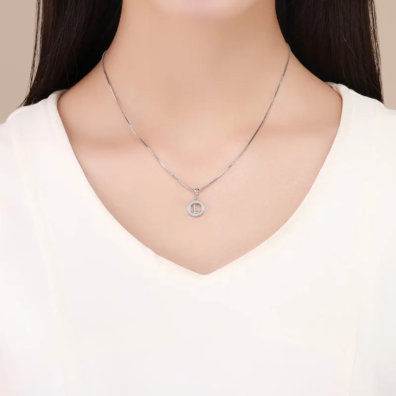 (imagine pentru) Pandantivul Pandora Style Me Wish Letter-L Dangle - BSP001-L - Vizualizare 5