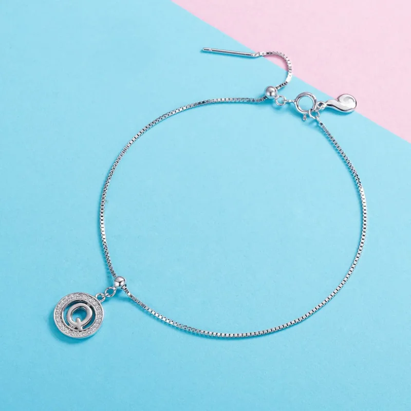 (imagine pentru) Pandantivul Pandora Style Me Wish Letter-Q Dangle - BSP001-Q - Vizualizare 2