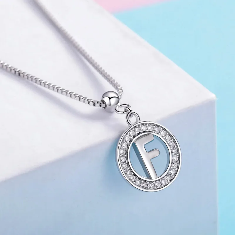 (imagine pentru) Pandora Style Me Wish Letter-F Dangle - BSP001-F - Vizualizare 4