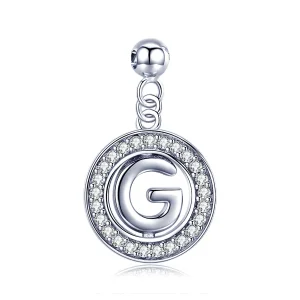 (imagine pentru) Pandora Style Me Wish Letter-G Dangle - BSP001-G