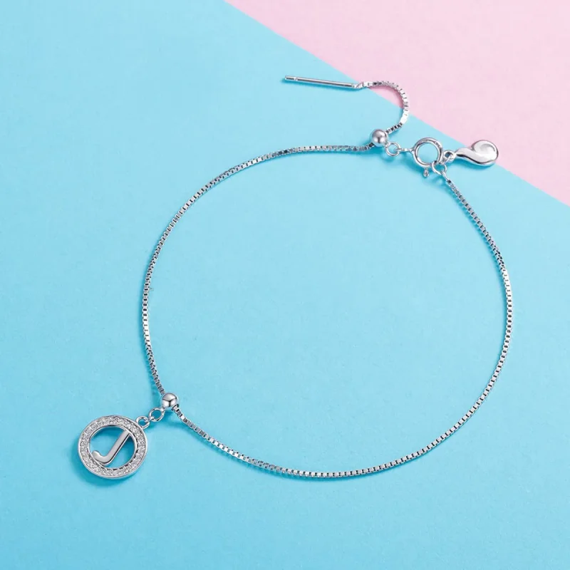 (imagine pentru) Pandora Style Me Wish Letter-J Dangle - BSP001-J - Vizualizare 2