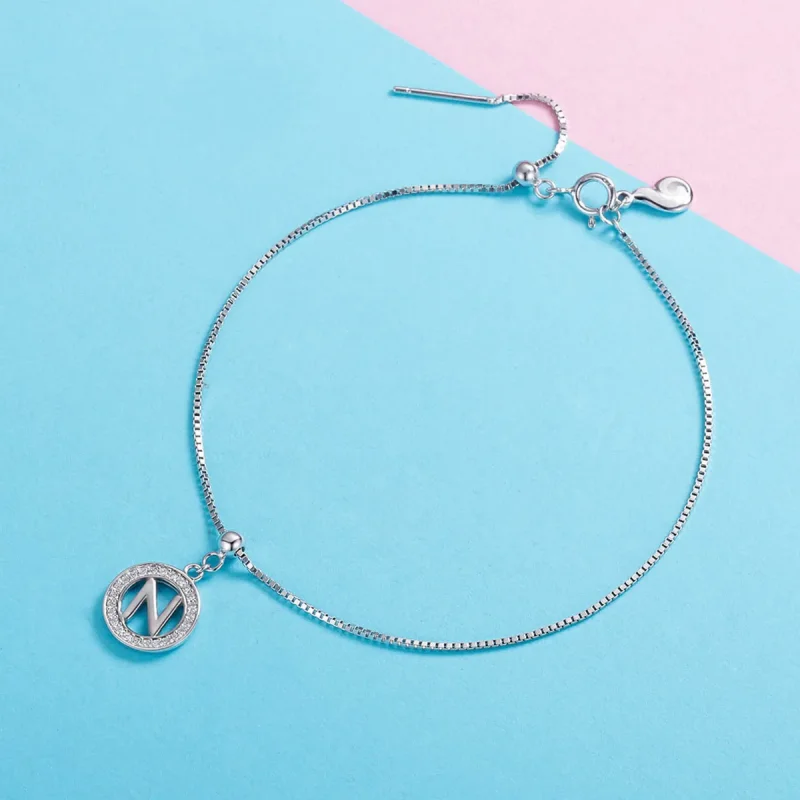 (imagine pentru) Pandora Style Me Wish Letter-N Dangle - BSP001-N - Vizualizare 2