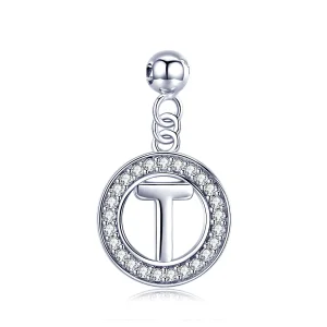 (imagine pentru) Pandora Style Me Wish Letter-T Dangle - BSP001-T