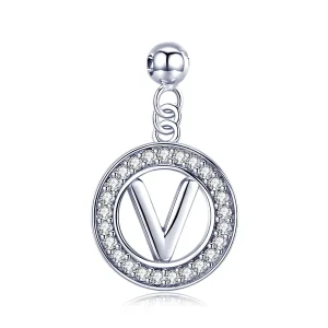 (imagine pentru) Stilul Pandora Mi dorință scrisoare-V Dangle - BSP001-V