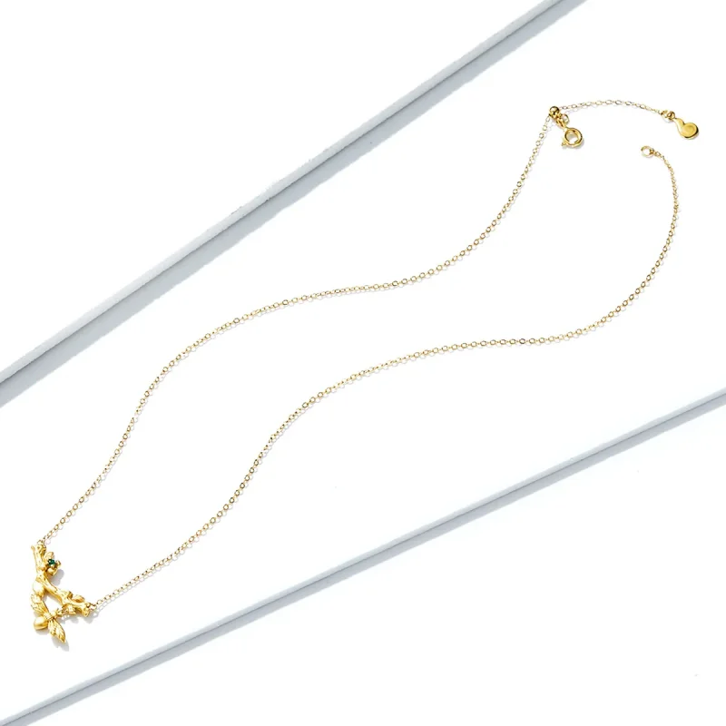 (imagine pentru) Colier cu flori de vară în stil Pandora - BSN103 - Vizualizare 4