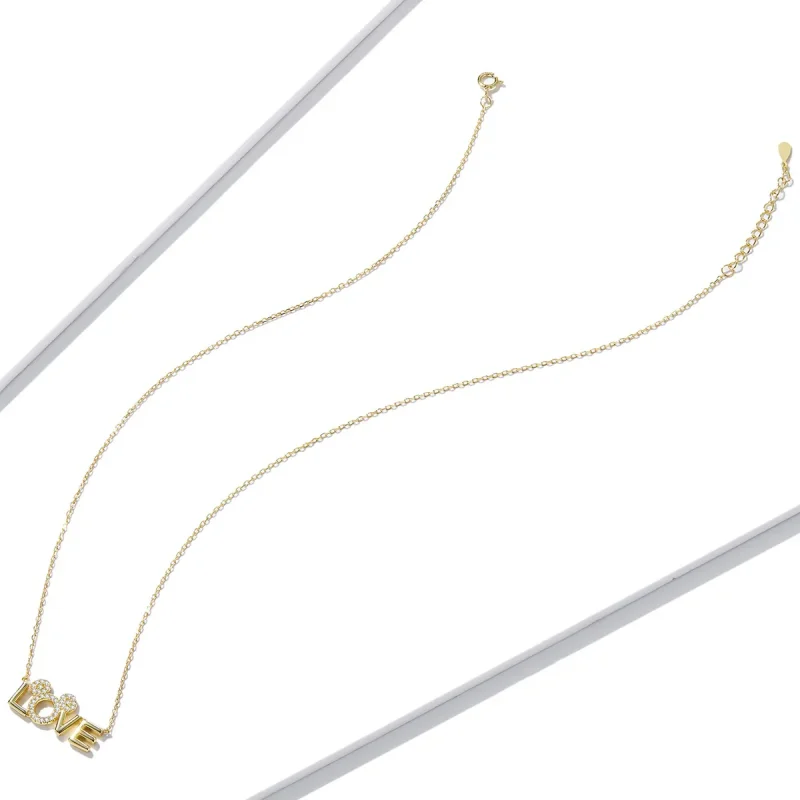 (imagine pentru) Colier marca Pandora Style Love - BSN238 - Vizualizare 4