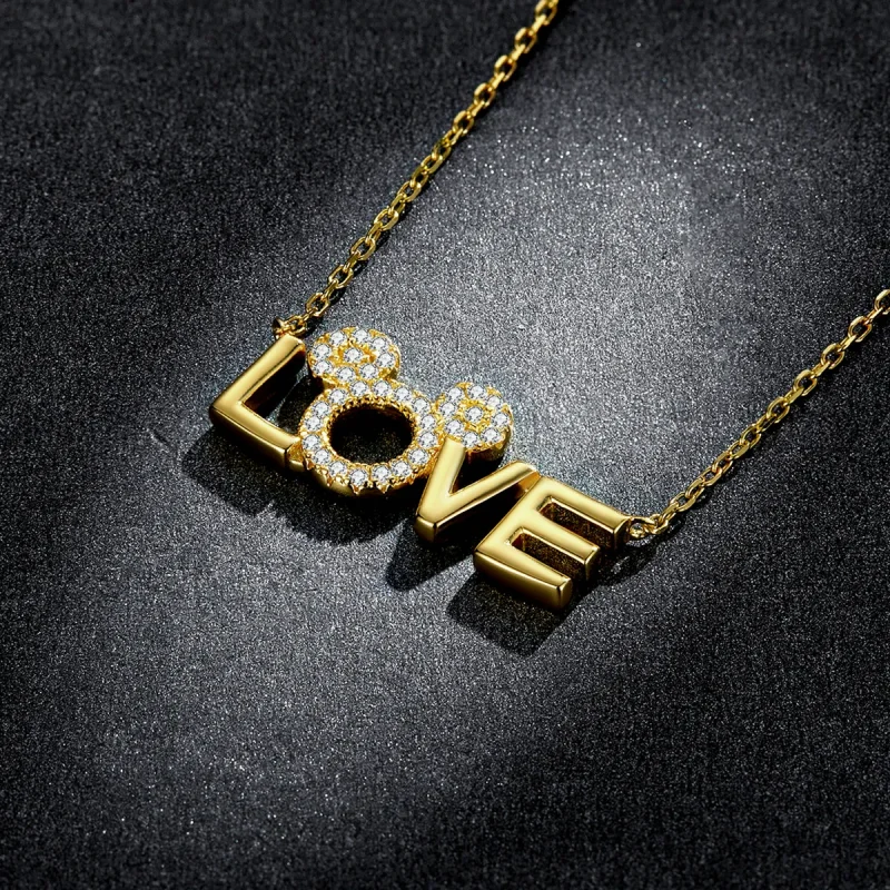 (imagine pentru) Colier marca Pandora Style Love - BSN238 - Vizualizare 5
