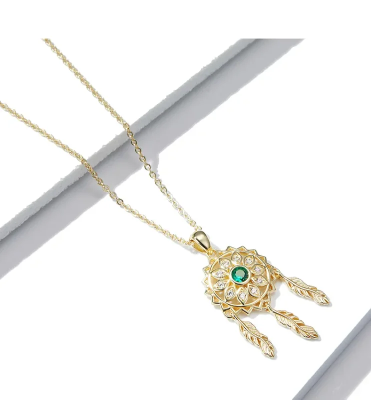 (imagine pentru) Colier în stil Pandora cu dreamcatcher - SCN263-B - Vizualizare 4