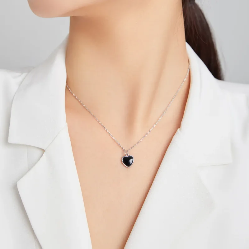 (imagine pentru) Colier Tip Pandora cu Dragoste Agate din argint - SCN443 - Vizualizare 6