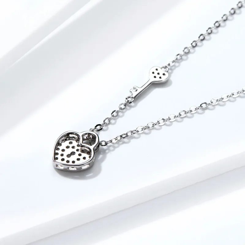 (imagine pentru) Colier Tip Pandora cu Heartslock din argint - SCN315 - Vizualizare 4