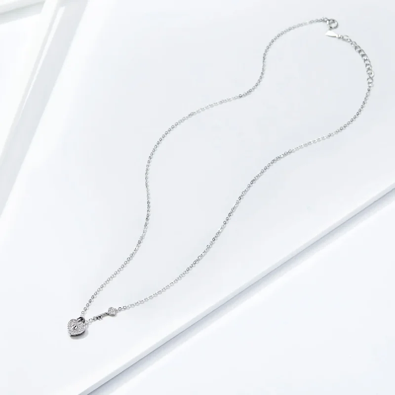 (imagine pentru) Colier Tip Pandora cu Heartslock din argint - SCN315 - Vizualizare 5