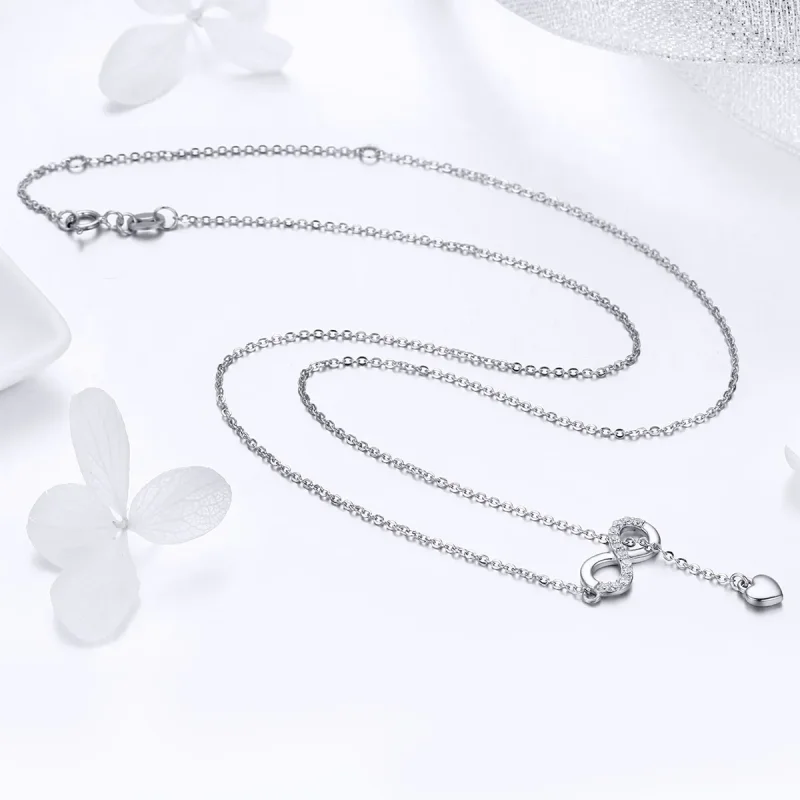 (imagine pentru) Colier Tip Pandora cu Infinit din argint - SCN223 - Vizualizare 4