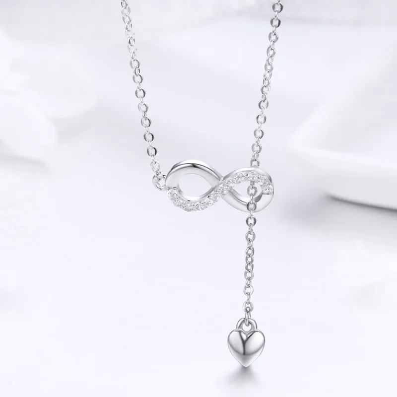 (imagine pentru) Colier Tip Pandora cu Infinit din argint - SCN223 - Vizualizare 5
