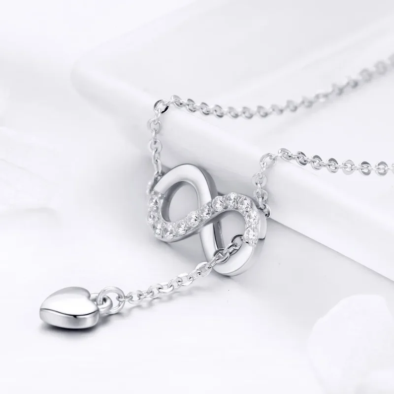 (imagine pentru) Colier Tip Pandora cu Infinit din argint - SCN223 - Vizualizare 6