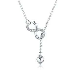 (imagine pentru) Colier Tip Pandora cu Infinit din argint - SCN223