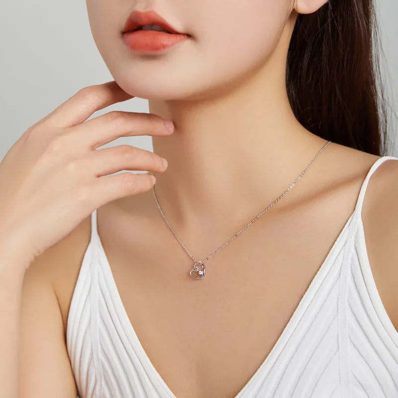 (imagine pentru) Colier Tip Pandora cu Inima Ziua Recunostintei din argint - SCN450 - Vizualizare 8