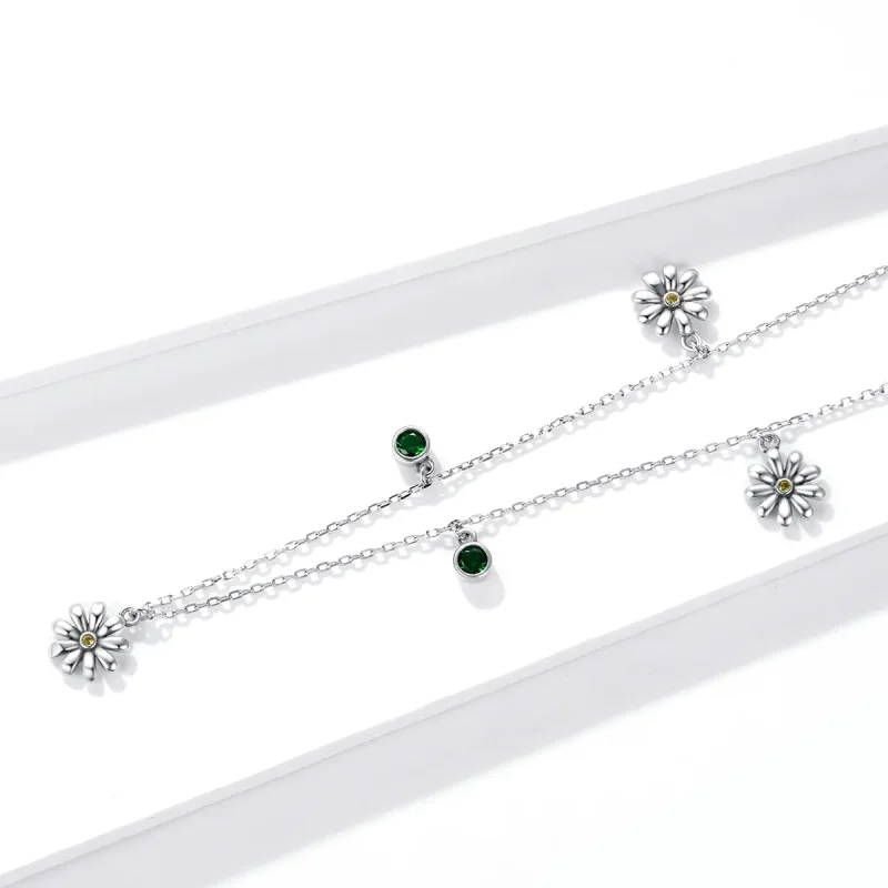 (imagine pentru) Colier Tip Pandora cu Micuța Daisy din argint - SCN415 - Vizualizare 2