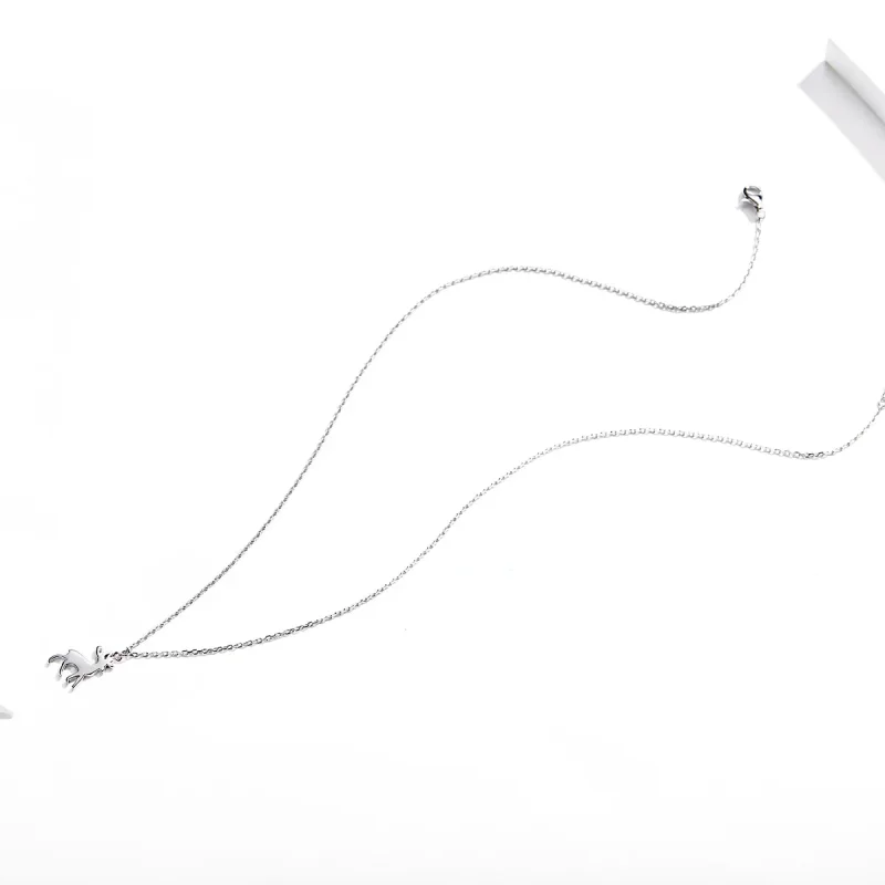 (imagine pentru) Colier Tip Pandora cu Micul Cerb din argint - SCN362 - Vizualizare 2