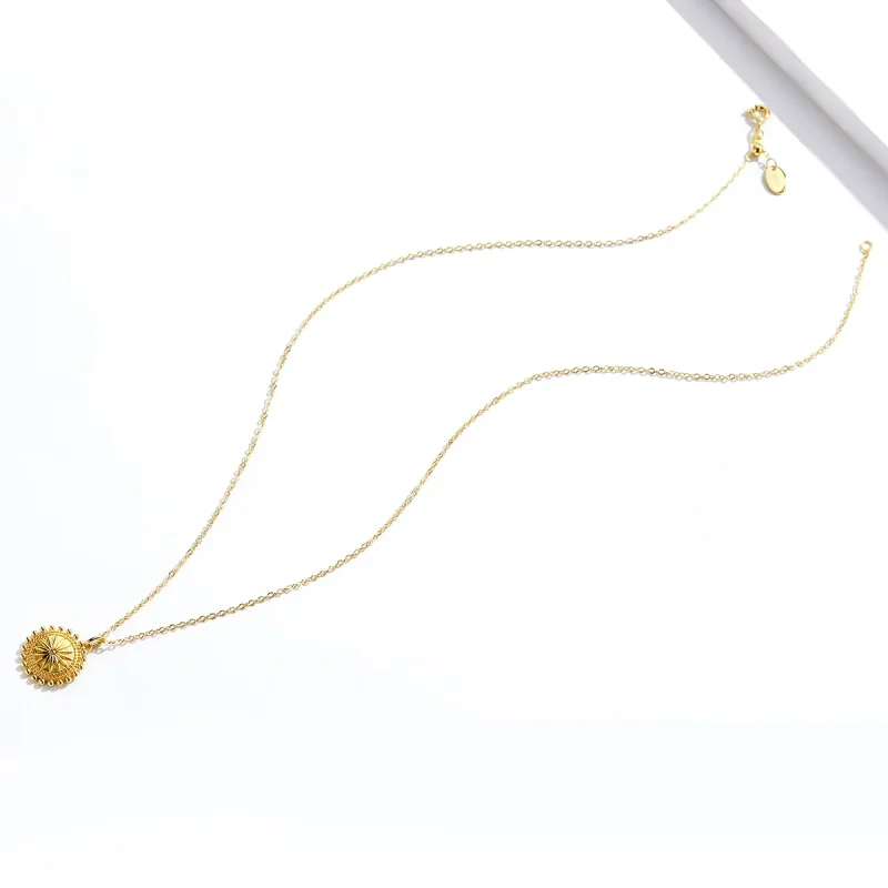 (imagine pentru) Colier Tip Pandora cu Înstelat placat cu aur de 14 k - SCN353 - Vizualizare 4