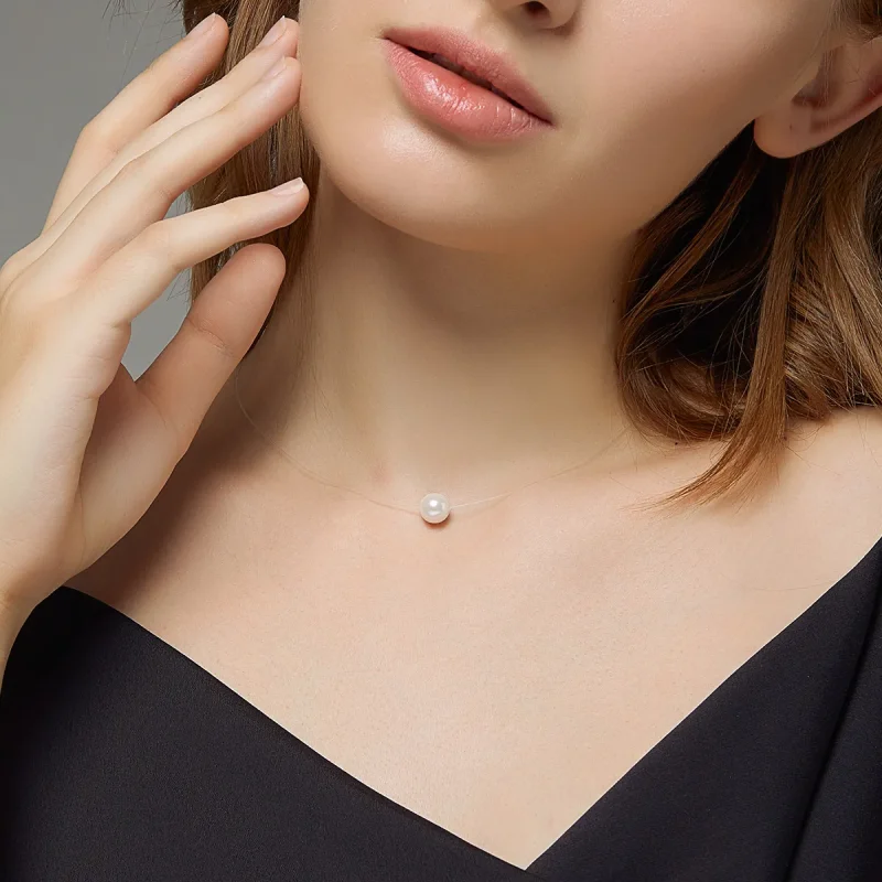 (imagine pentru) Colier Tip Pandora cu Perla din argint - SCN372 - Vizualizare 8