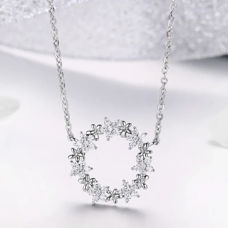 (imagine pentru) Colier Tip Pandora cu Plin de stele din argint - BSN028 - Vizualizare 5