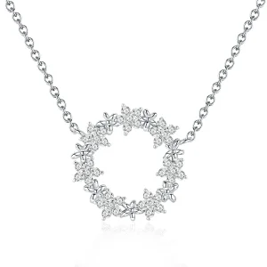 (imagine pentru) Colier Tip Pandora cu Plin de stele din argint - BSN028