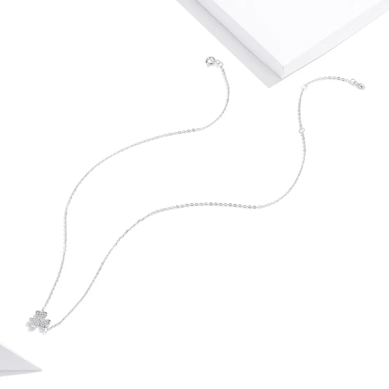 (imagine pentru) Colier Tip Pandora cu Trifoi din argint - SCN401 - Vizualizare 4