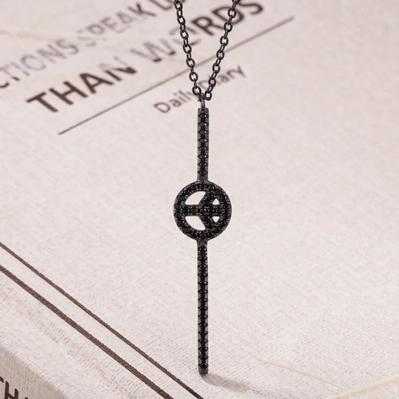 (imagine pentru) Colier Pandora Style Longing For Peace - VSN048 - Vizualizare 4